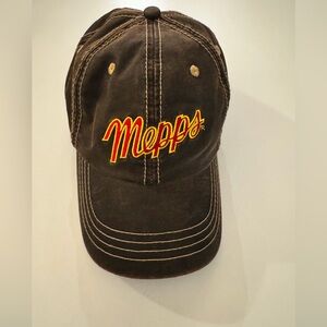 Vintage Brown Meeps Embroidered Baseball Cap